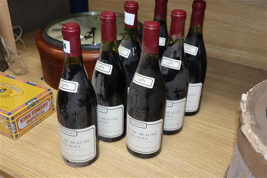 Eight bottles of Cote de Beaune Villages, 1985 (Parent)
